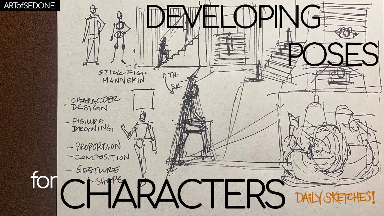 Developing Poses For Characters