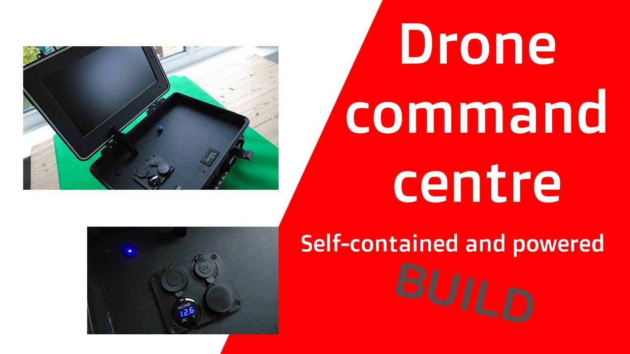 Drone remote command centre build, workshop build. Build drone external display unit