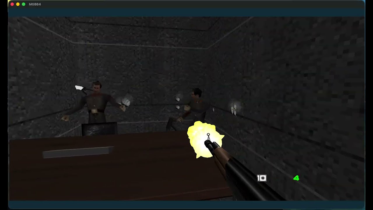 MGB64 - Native Goldeneye Decomp and Port v0.1 - Runway