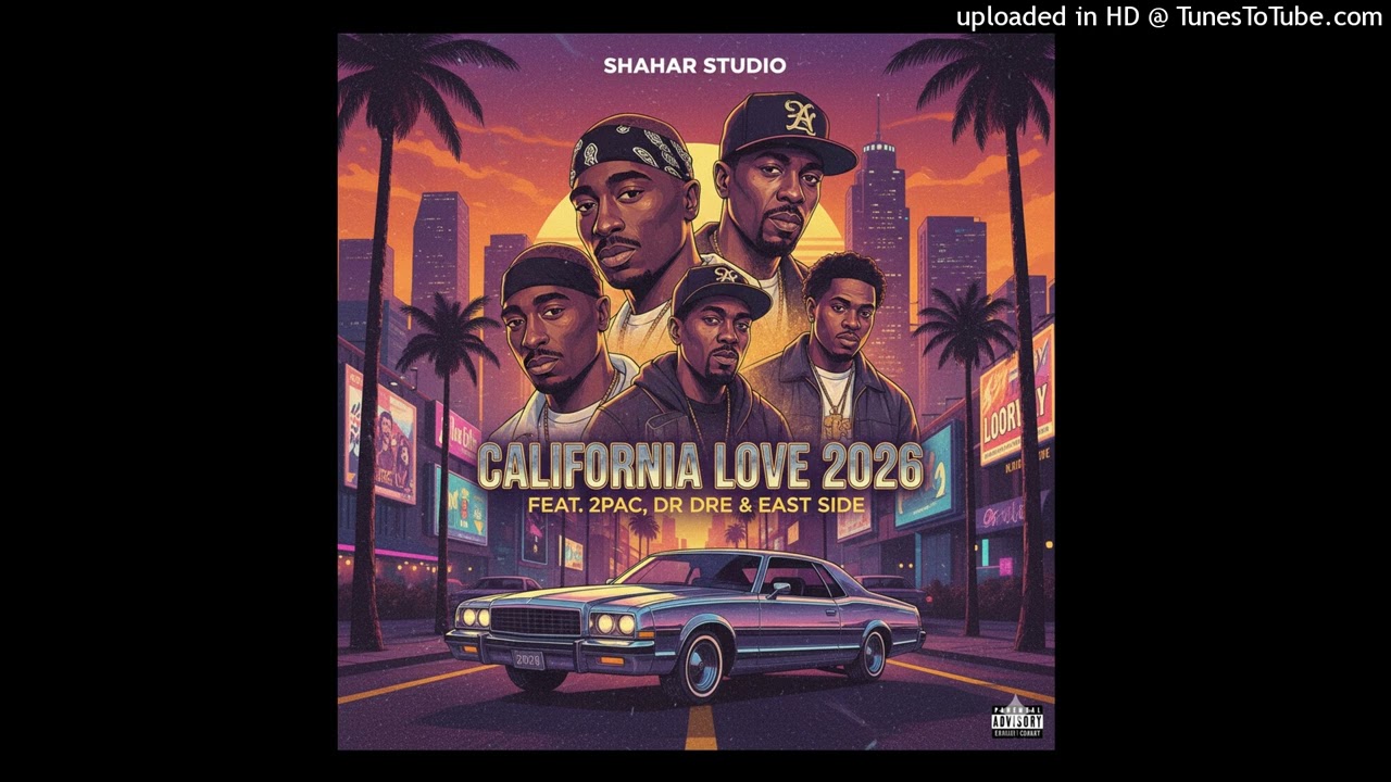 Shahar Studio - California Love 2026 (feat. 2Pac, Dr. Dre & East Side) [Official Audio]