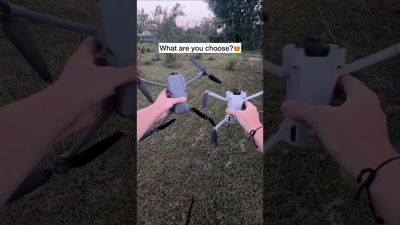 New DJI Air 3 vs Smallest DJI Mini 3 Pro 😍🔥🚁 #djiair3