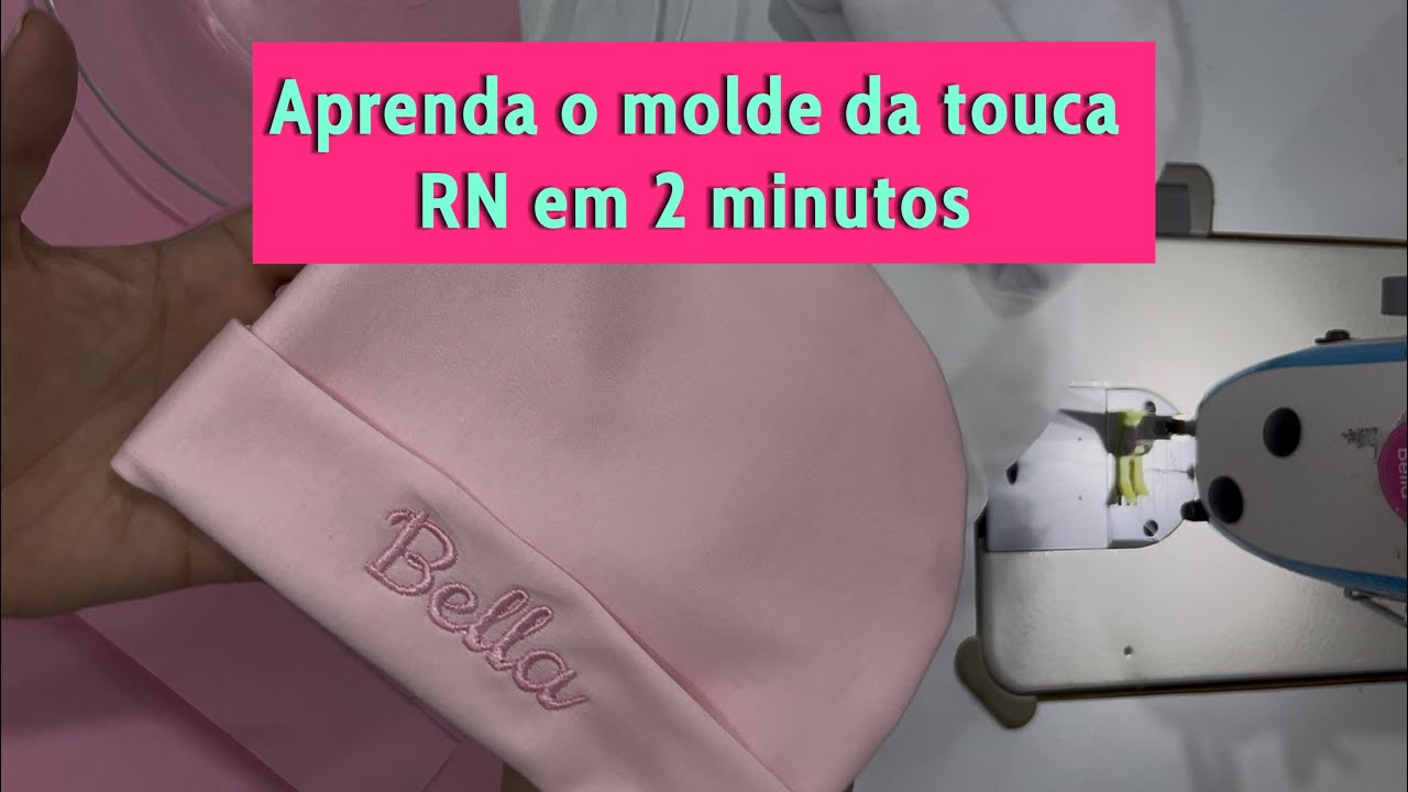 Molde touca Rn, a mais f&aacute;cil do mundo!