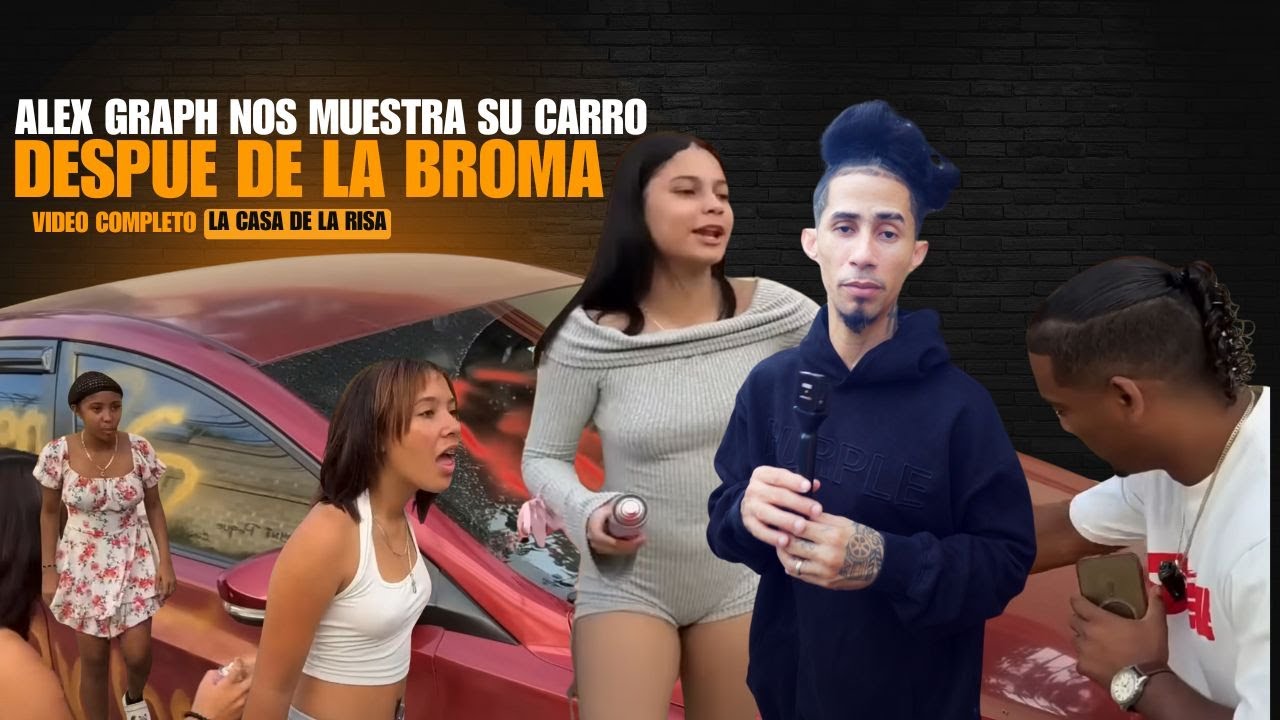 ASÍ QUEDÓ EL CARRO DE ALEX GRAPH DESPUÉS QUE PEPA Y CHITETV LO GRAFITEARAN