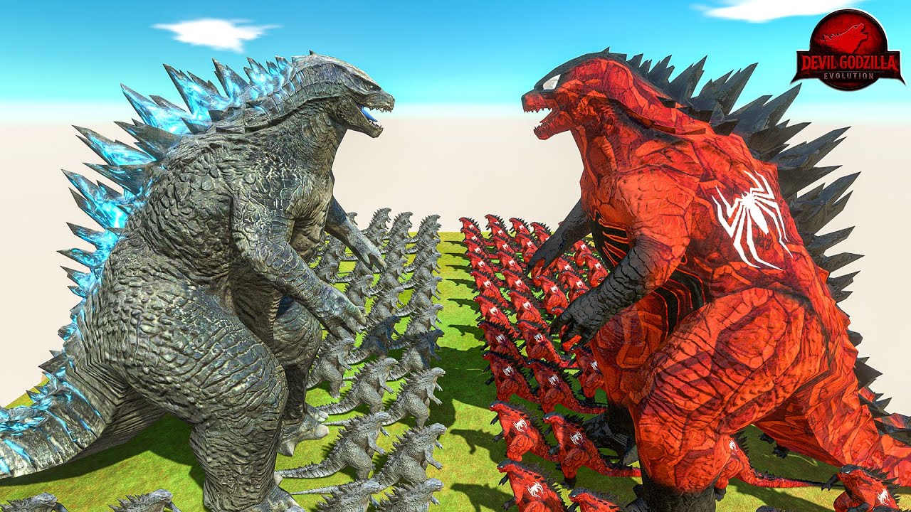 DEVIL SPIDER-MAN Godzilla vs Evolving Godzilla 2014