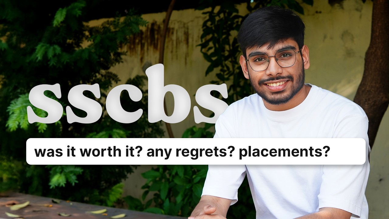 what 3 years at SSCBS felt like (CUET 100%iler)
