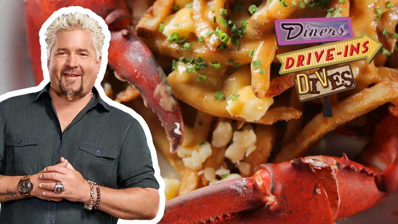 Guy Fieri Eats LOBSTER Poutine on #DDD | Diners, Drive-ins and Dives with Guy Fieri | Food Network