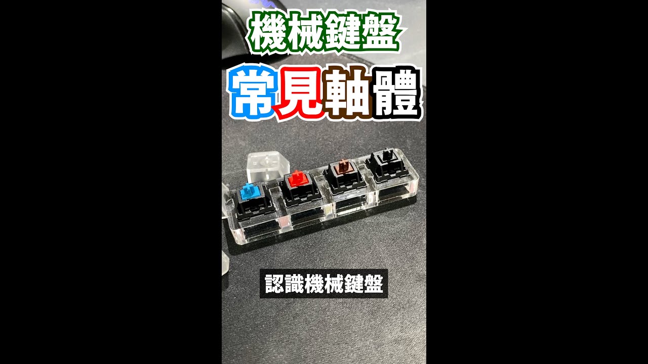 【Huan】 帶你認識機械鍵盤的四大軸體 #Shorts