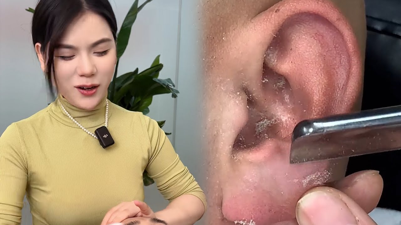 💈ASMR|The beauty use a rare oriental razor to help the man shave face, relaxing his body and soul.