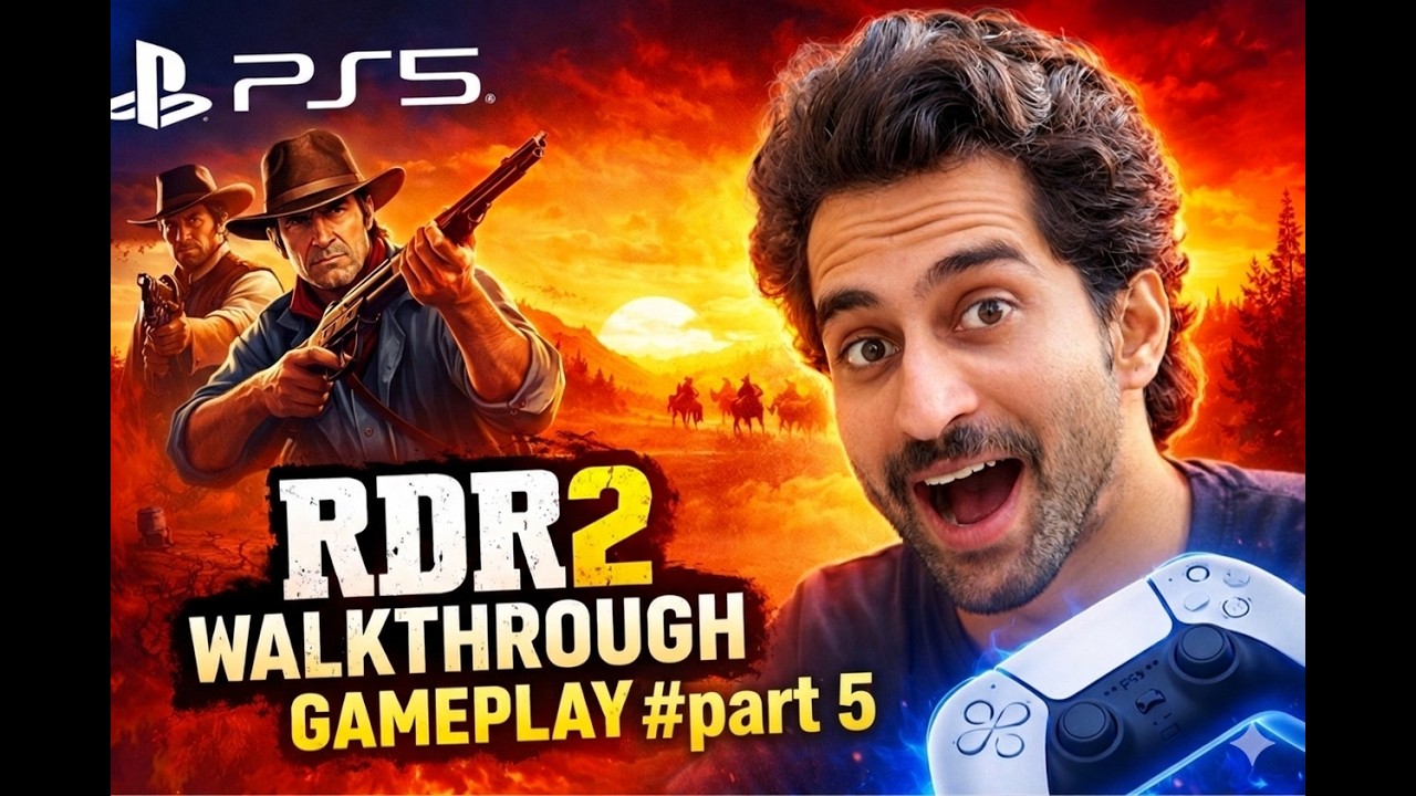 RDR 2 PS5 | found Arabian horse | walkthrough gameplay | part 5 | full HD