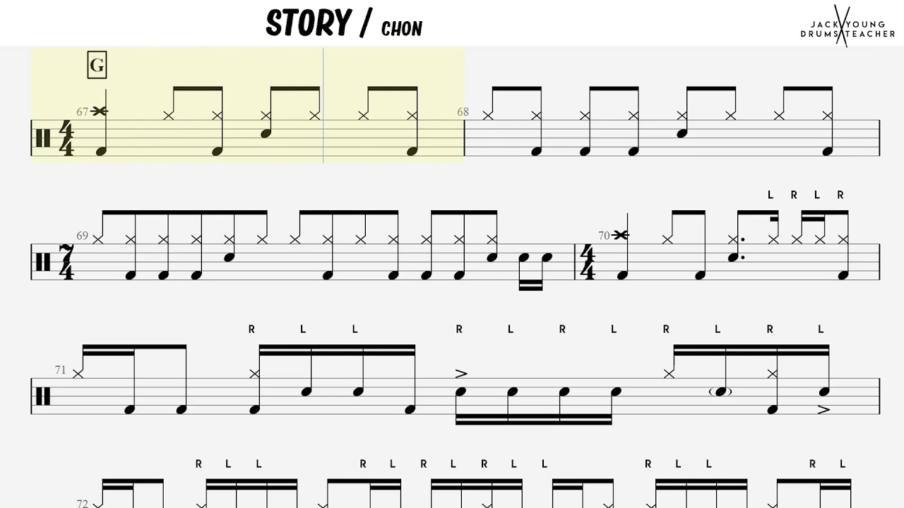 How to play Story - CHON on Drums