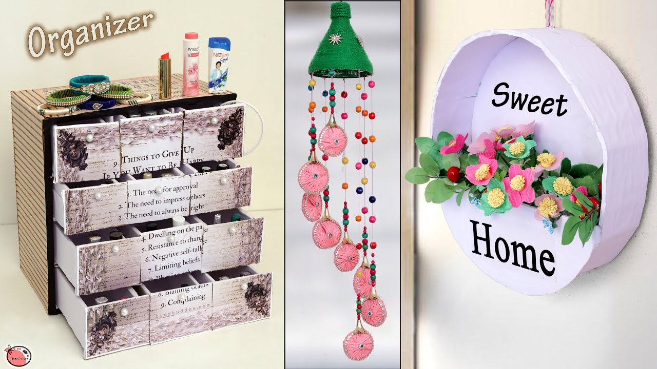 10 Stunning DIY Room Decor & Organization Craft Ideas...