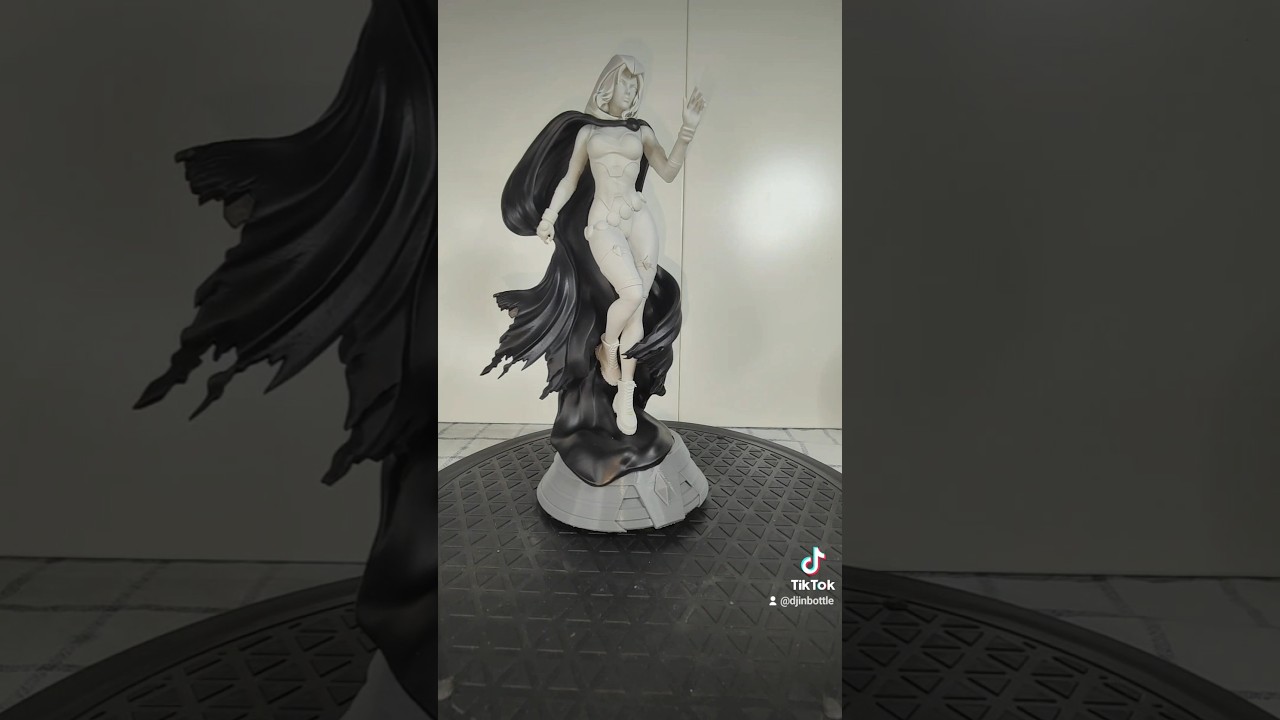 La Cape de Raven #3dprinted #3dprinter #3dprinting #aerographe #figurine #figure