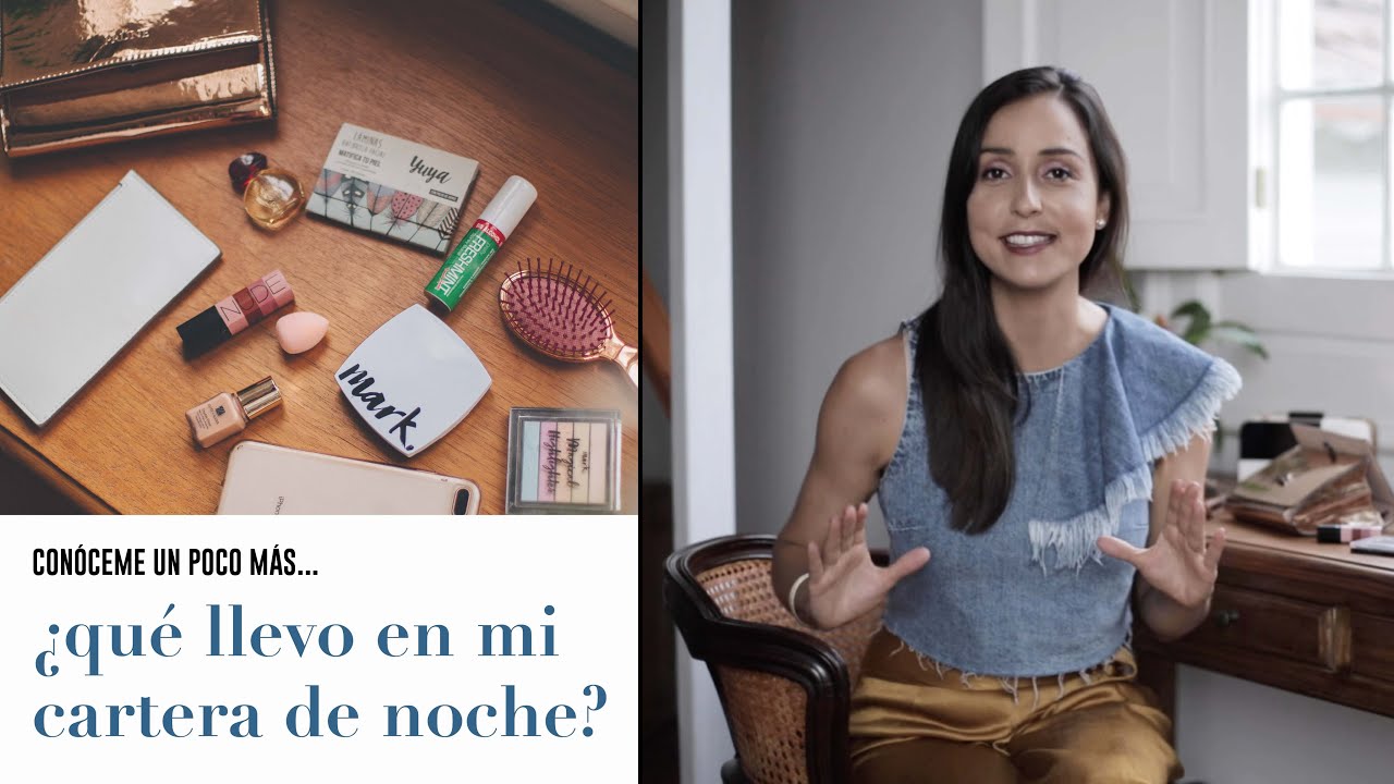 ¿Qué llevo en mi cartera de noche?