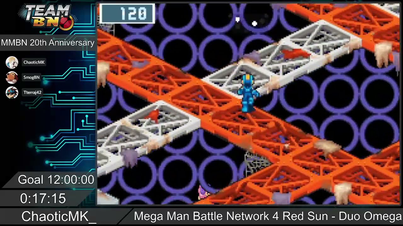 Mega Man Battle Network 4 - 100% Speedrun for TeamBN's 600% Marathon! (Part 1/4)