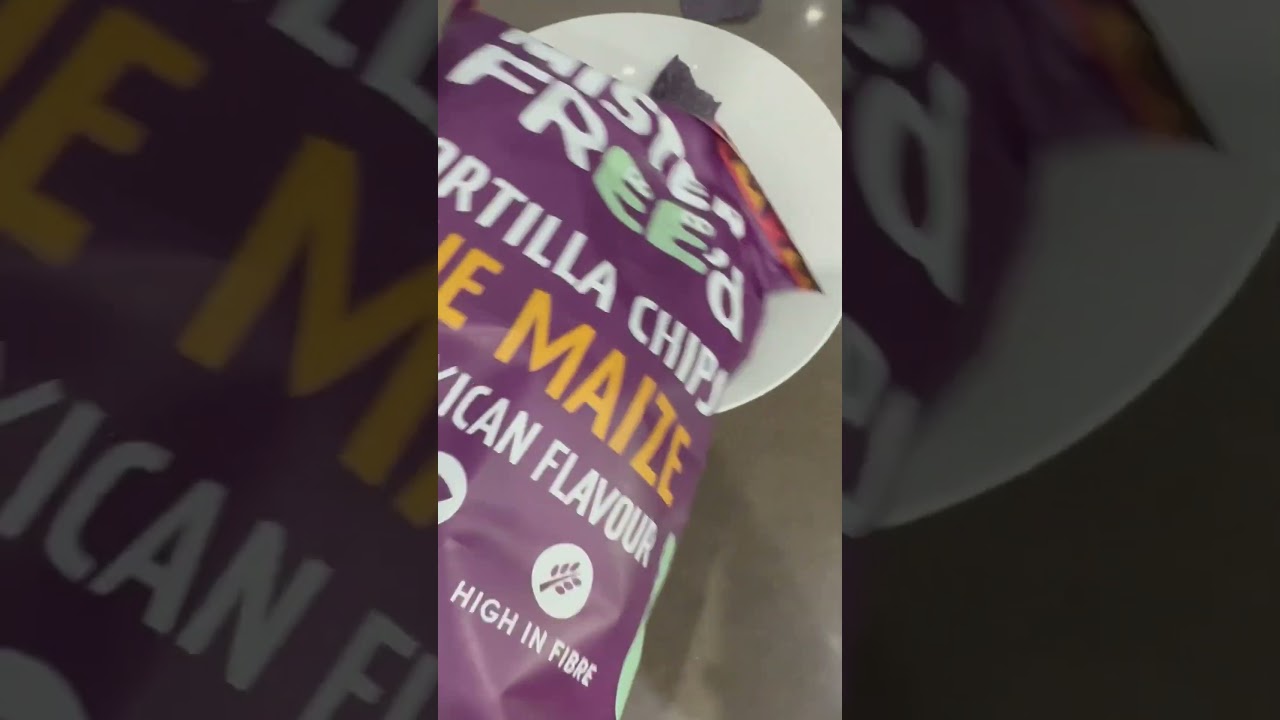Tortilla Chips gluten free#real#vegan#blue#shorts#asmr#satisfying