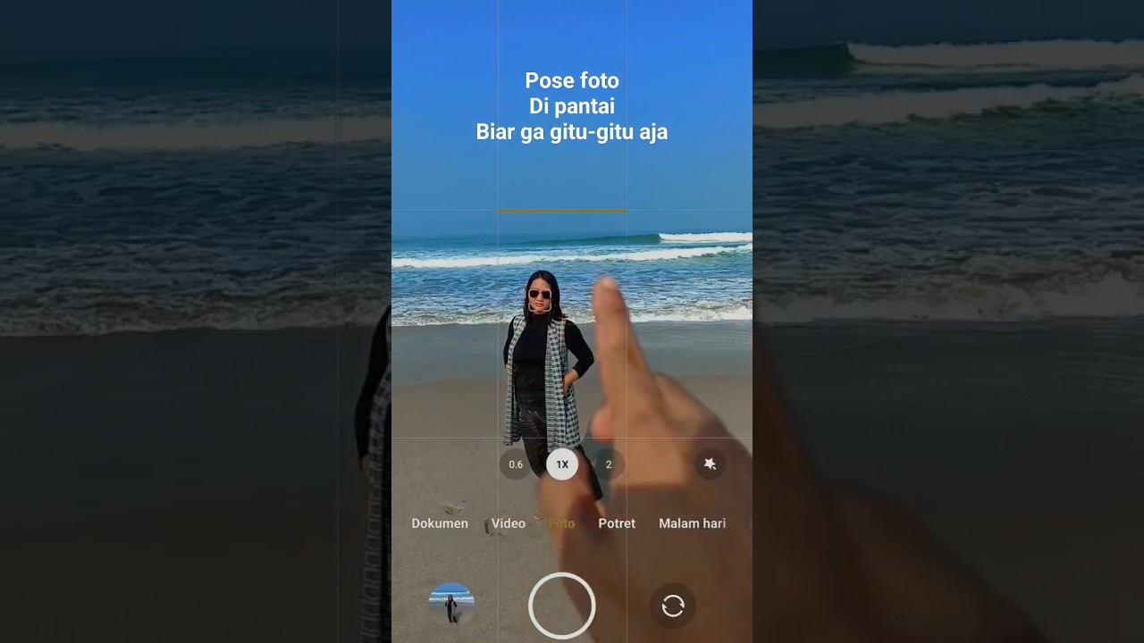 biar gak gitu-gitu aja #shortsfeed #foto #pose  #pantai