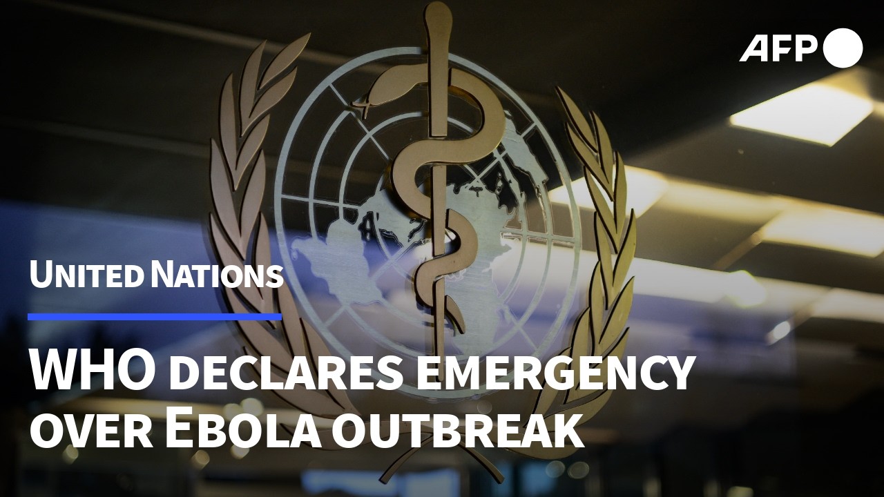 WHO declares international health emergency over rare Ebola strain | AFP