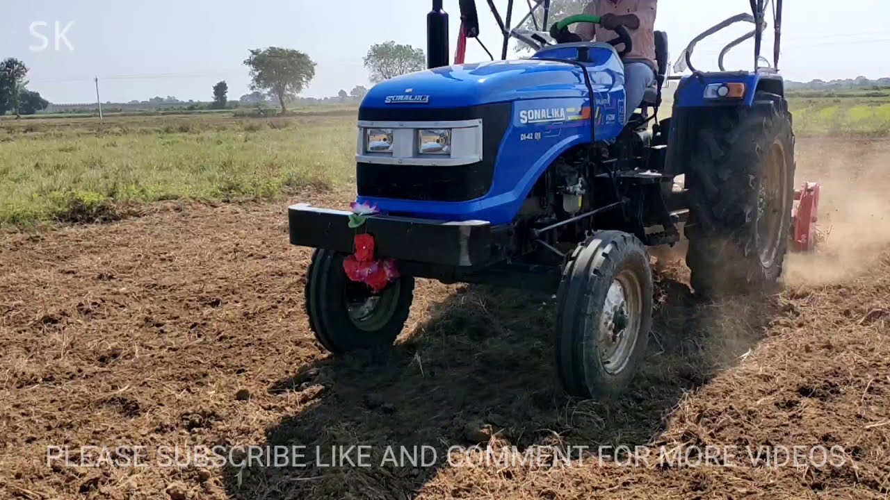 Sonalika DI 42 rx sikandar Rotavator review .New sonalika  review 2020  sonalika tractor price.