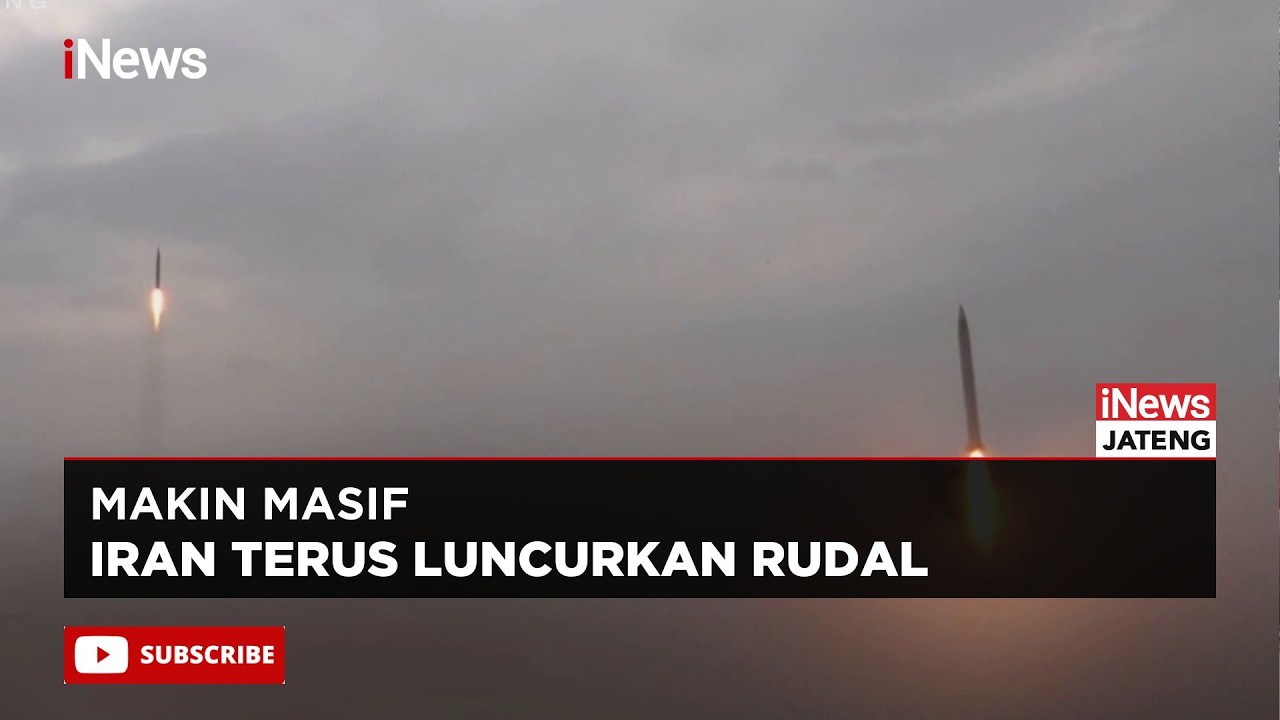 Iran Mengamuk!! Berbagai Rudal Terus Diluncurkan Untuk Melawan Israel dan Amerika