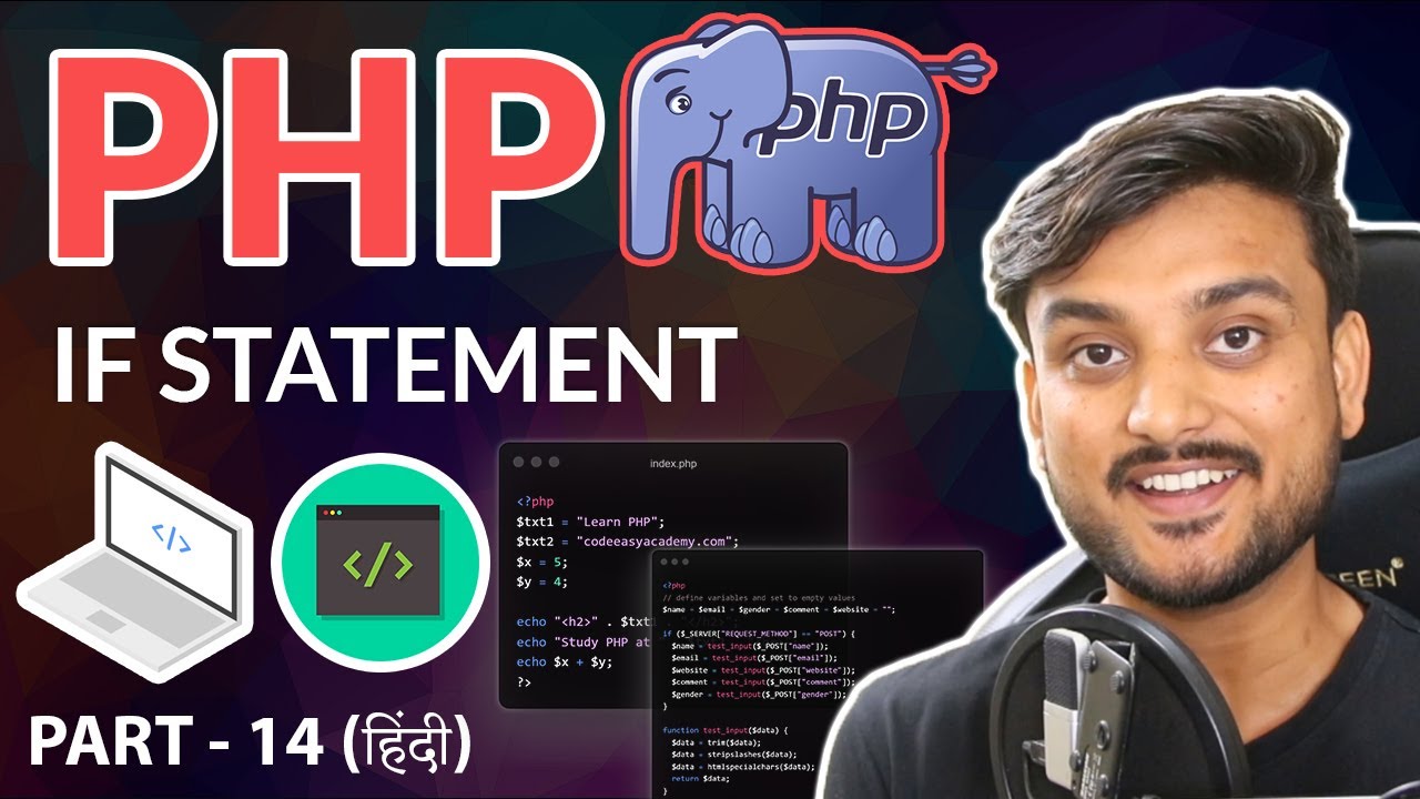 If Statement - Beginner PHP Tutorial - Part 14 - Hindi