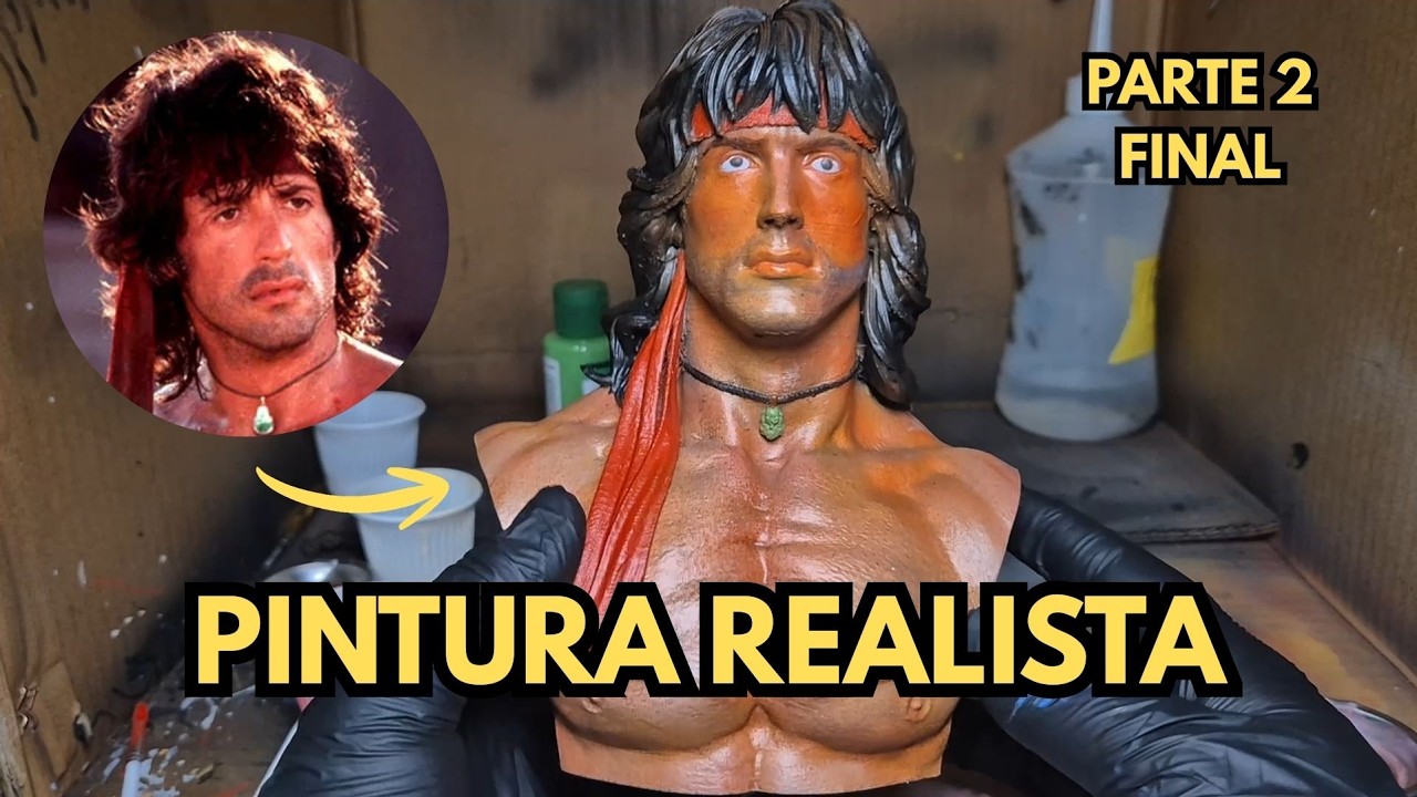 Estudando Pintura Realista #02: O Resultado Final do Rambo!