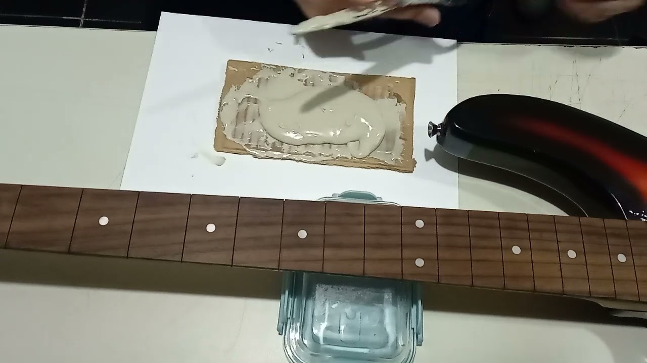 Fretless Transformar Baixo 4 cordas em Fretless - Parte 2