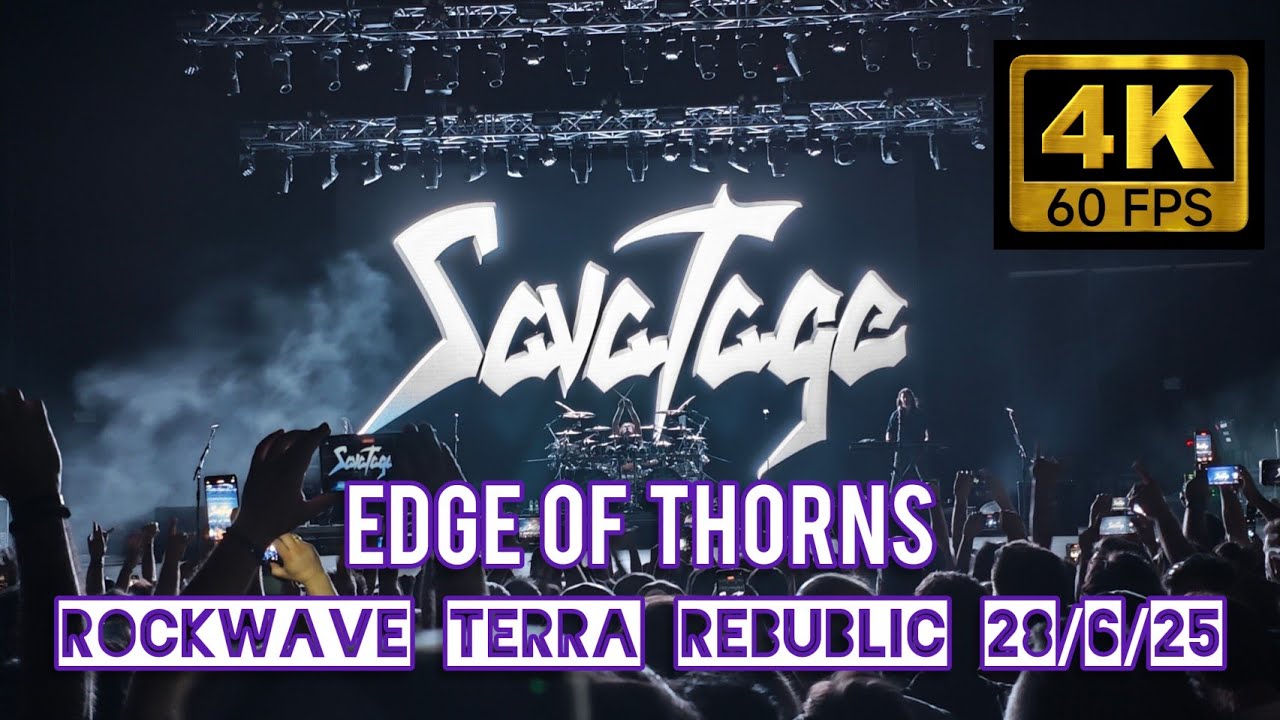 SAVATAGE - Edge Of Thorns Live at Terra Rebublic Greece 28.06.25 4K 60FPS