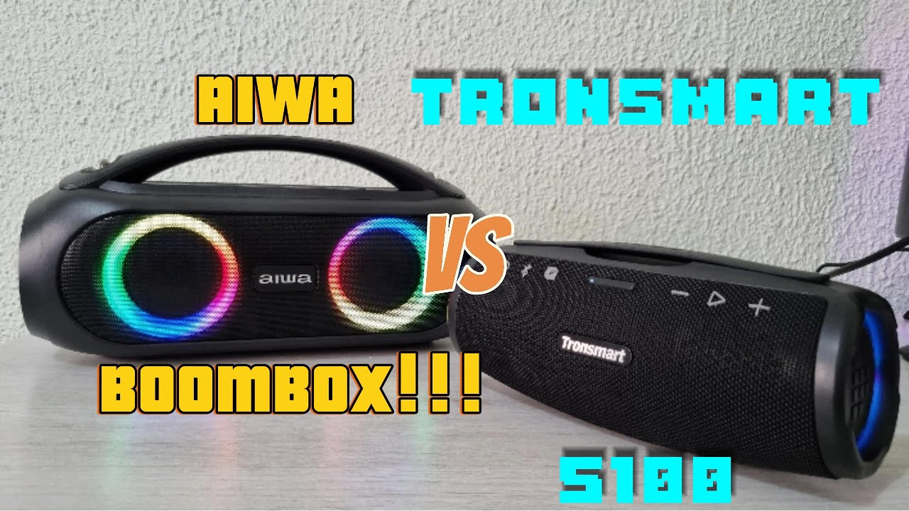 AIWA BOOMBOX BBS-02 VS TRONSMART MIRTUNE S100: Qual é a melhor?
