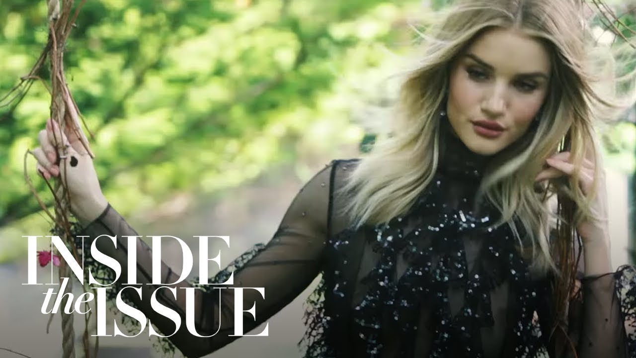 Behind the scenes: Rosie Huntington-Whiteley September 2016