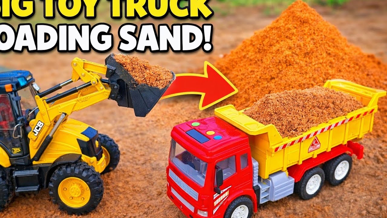 Tata truck and jcb loding video