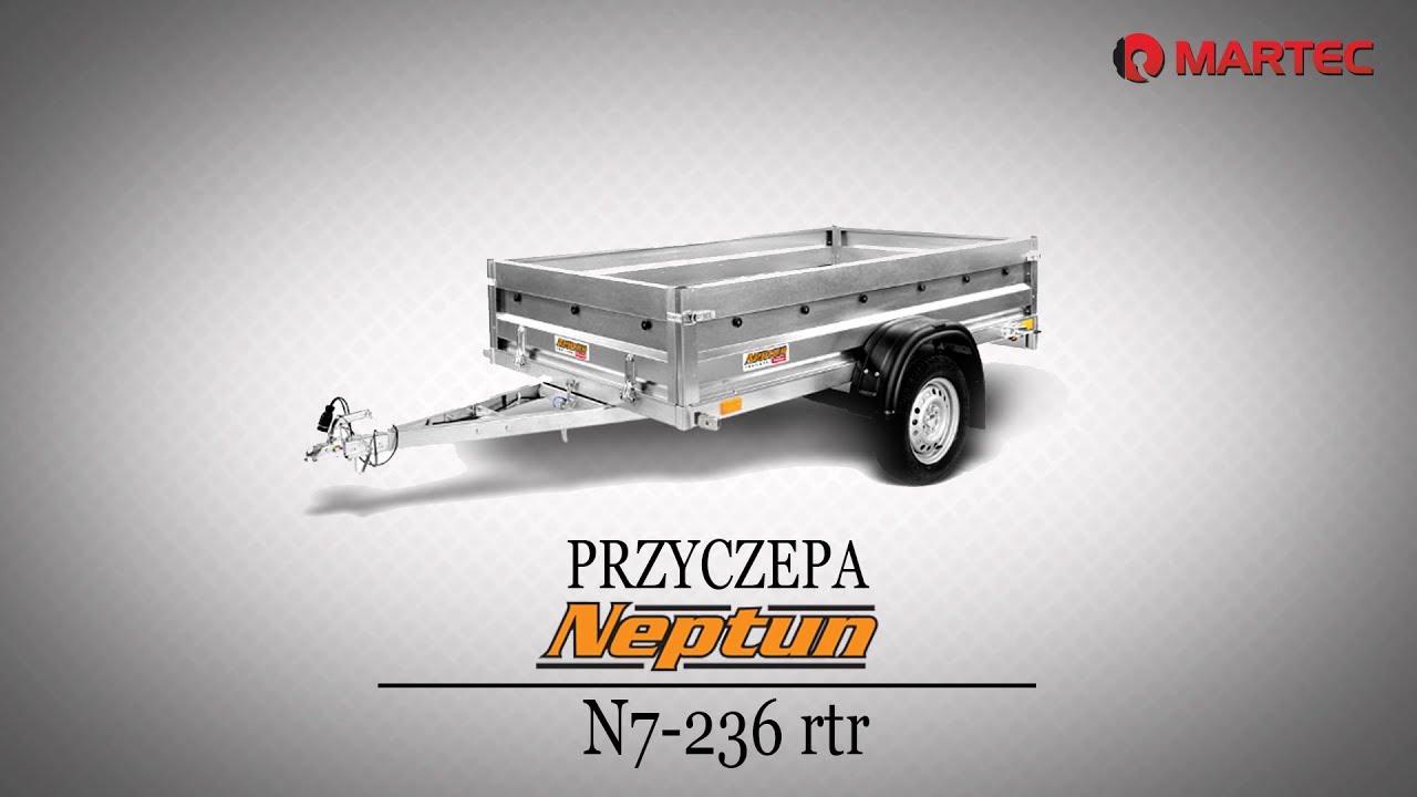 MARTEC Tarnów prezentuje: przyczepa NEPTUN N7-236 rtr