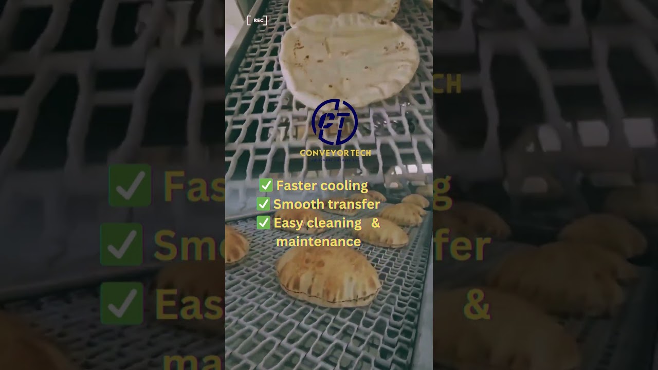 🚀 Upgrade your bakery cooling process!  #conveyorsystem#bakeryautomation #bakerycooling