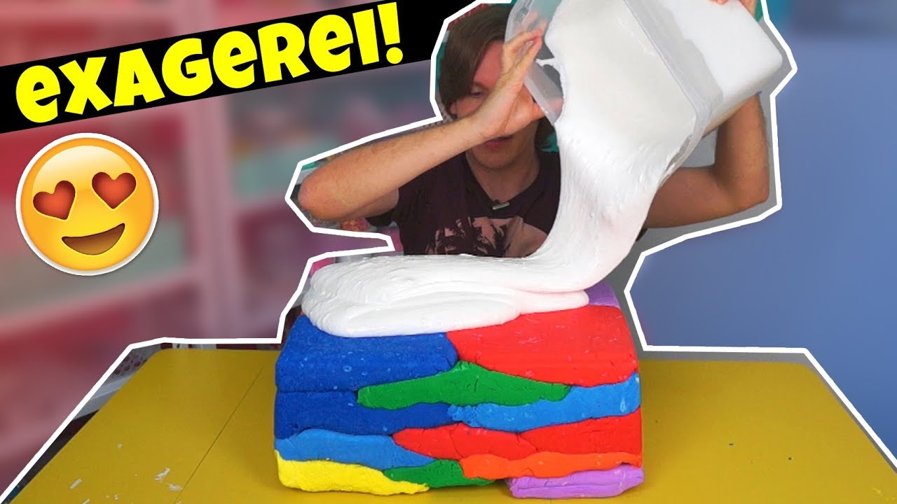 FIZ A MAIOR BUTTER SLIME DO MEU CANAL + 12KG | TIO LUCAS