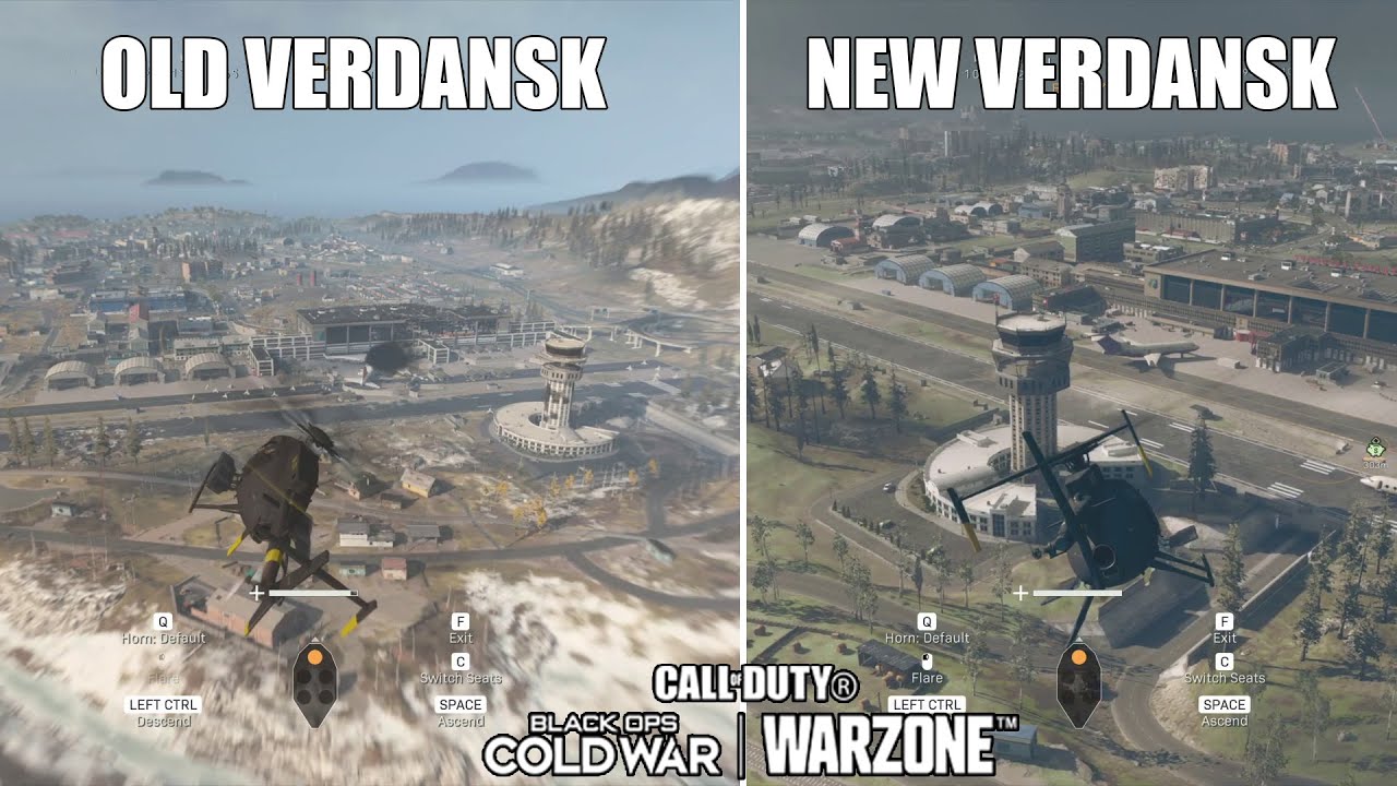 COD Warzone Map Comparison Part 2 | New Vs Old Verdansk