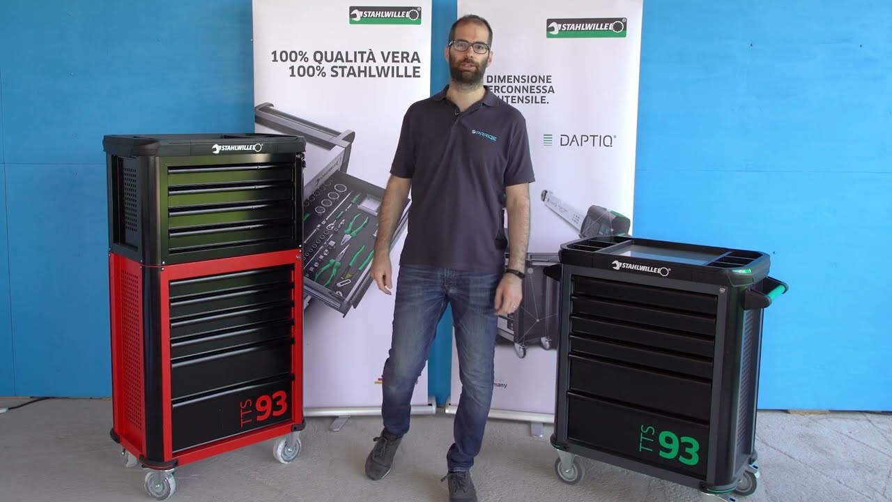 [TTS93 Stahlwille] Il carrello portautensili modulabile