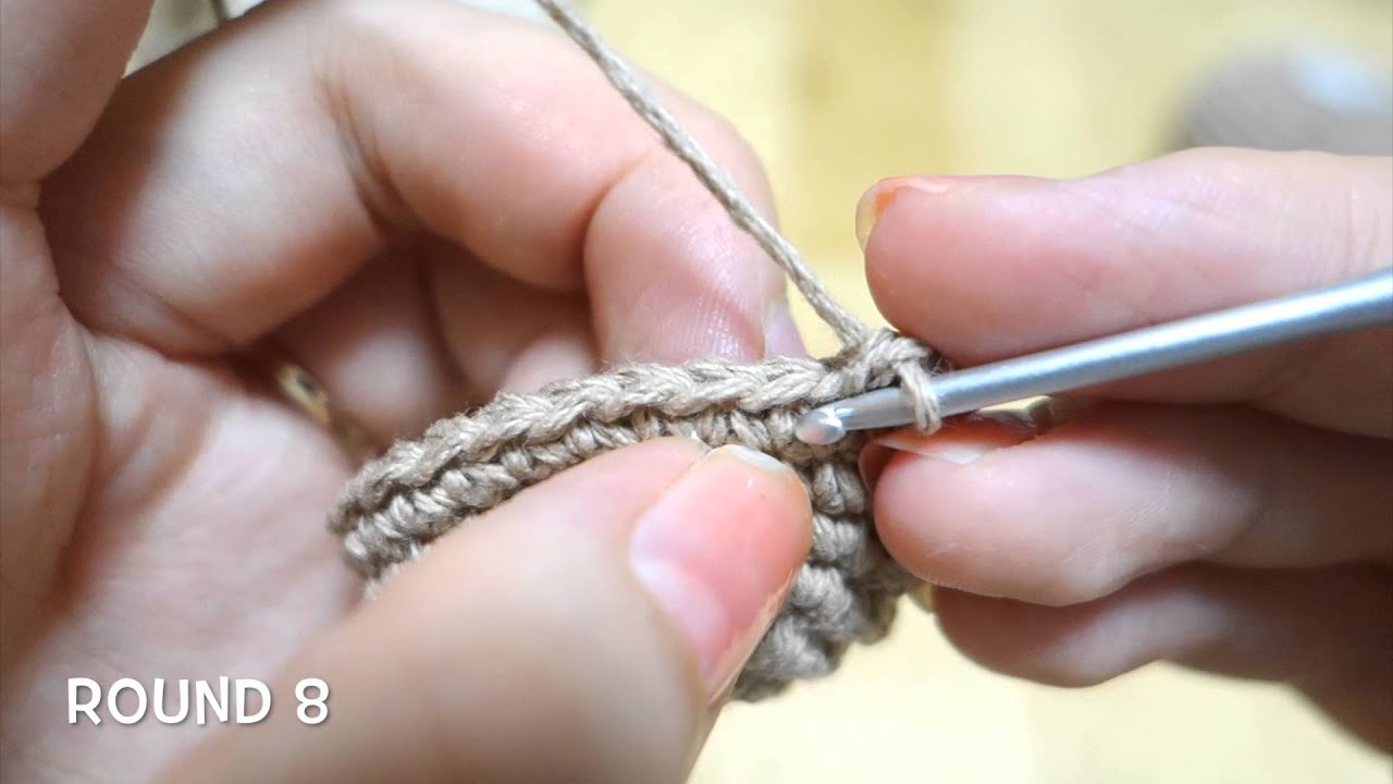 【かぎ針編み】 How to crochet a Amigurumi bear 2/6 くまのあみぐるみの編み方[胴]