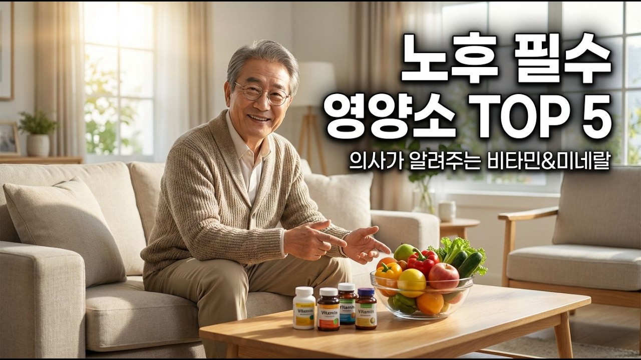 노후 건강을 위한 필수 영양소는?