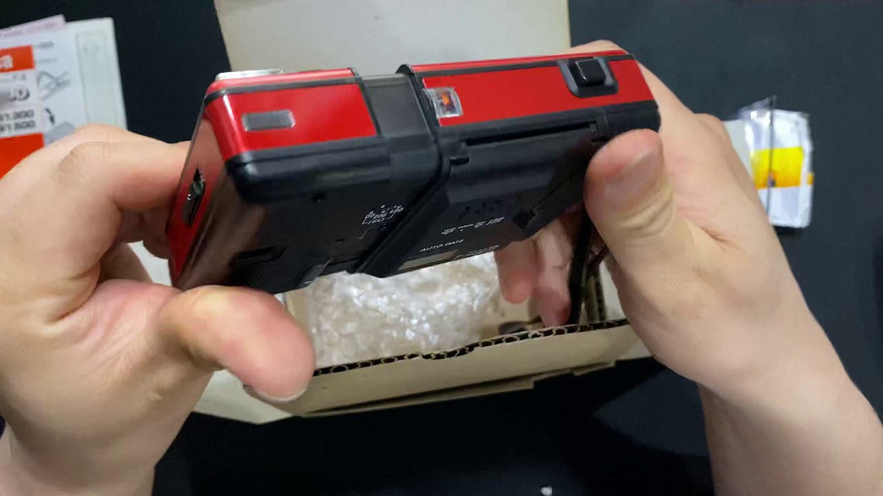 [rare Film camera] 엘리카메라 unboxing vol.1 35mm 하프카메라 Konica recorder AA-35 Red unboxing