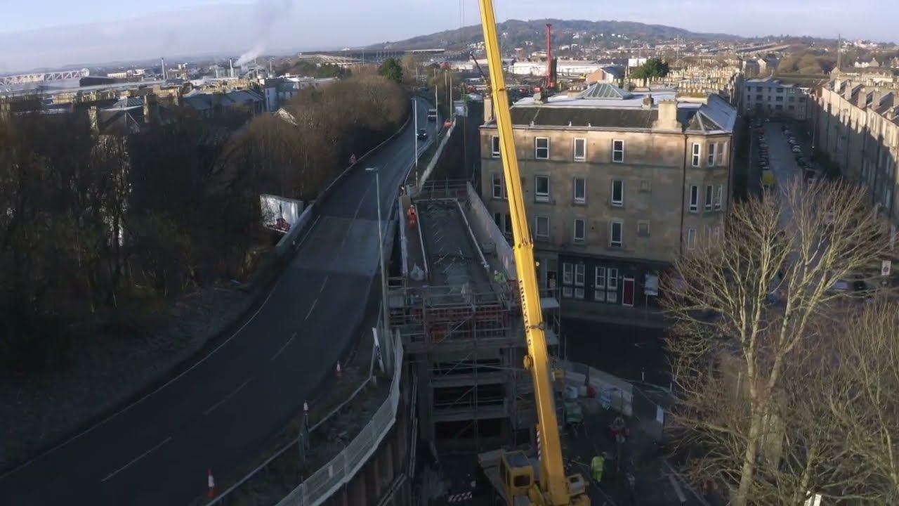Roseburn to Union Canal walking, wheeling and cycling link January 2024