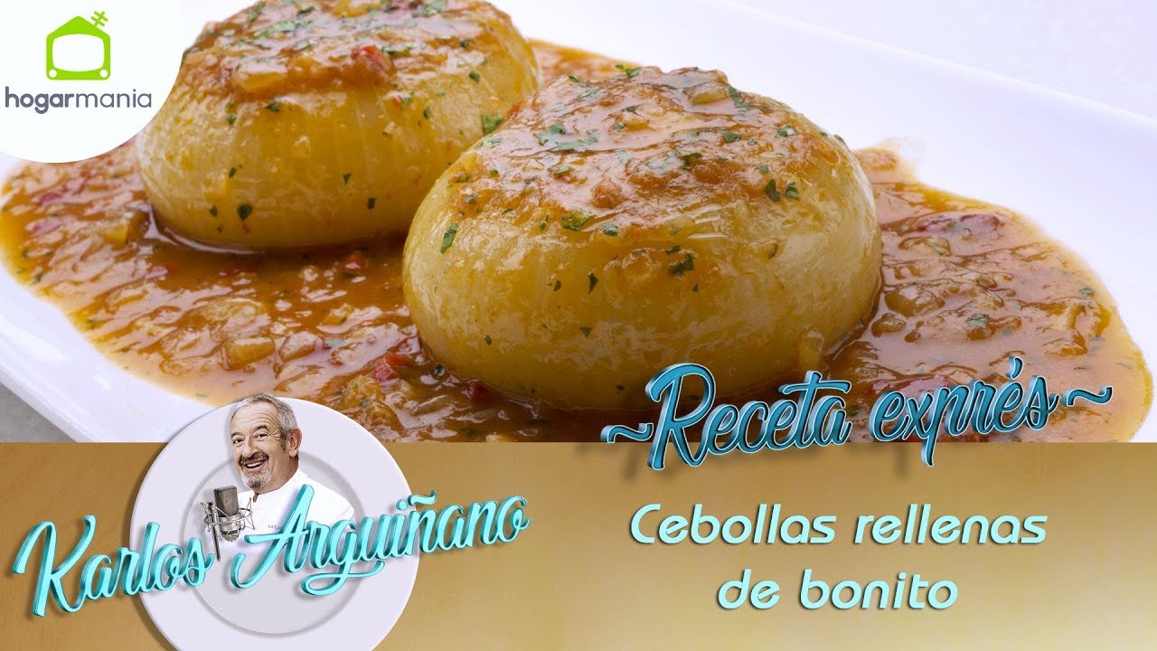 Receta de Cebollas rellenas de bonito