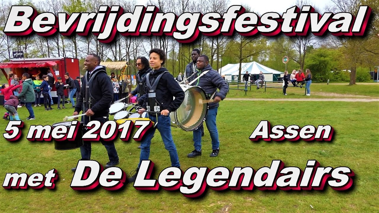 Bevrijdingsfestival,5 mei 2017 in Assen met De Legendairs