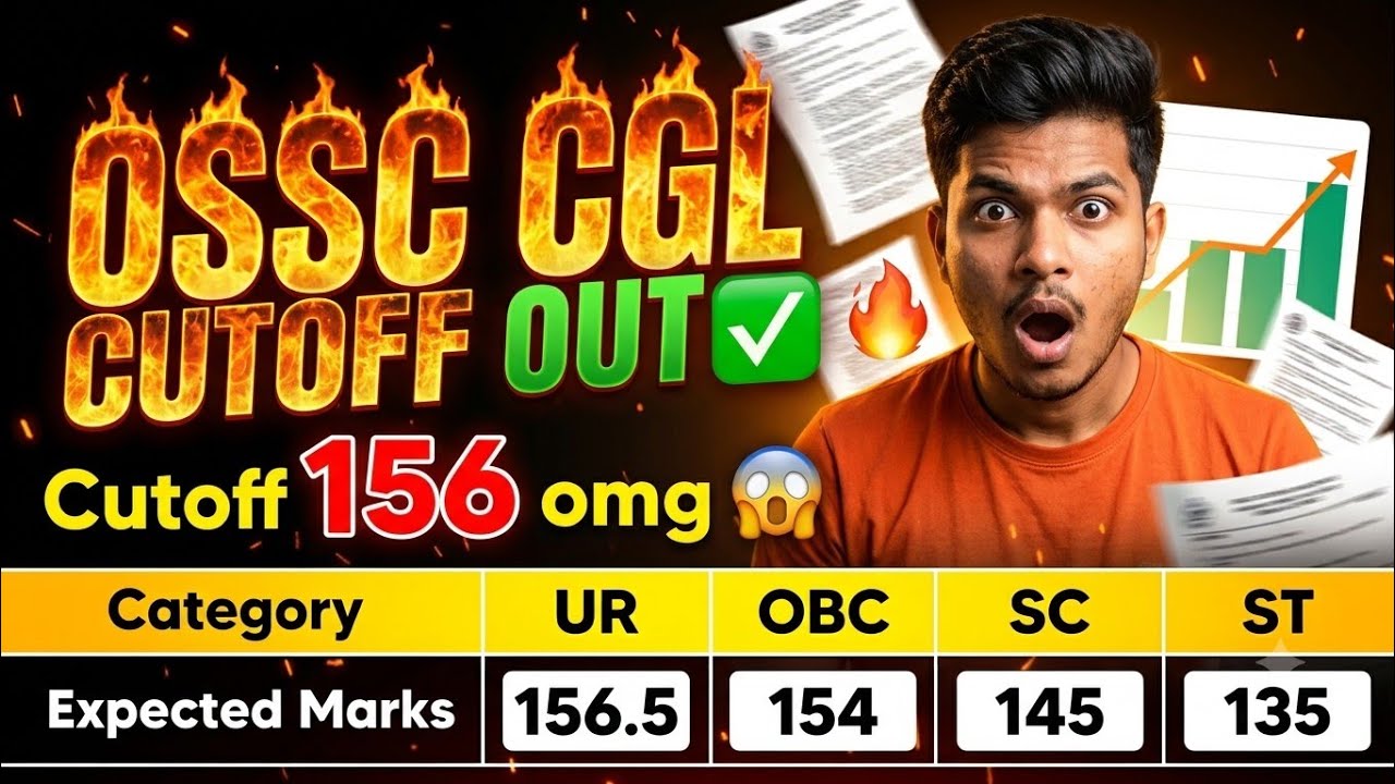 OSSC CGL Cut Off OUT! 😱 Ete High Cut Off Kanhiki? | Full Analysis & Final Cutoff 🔥