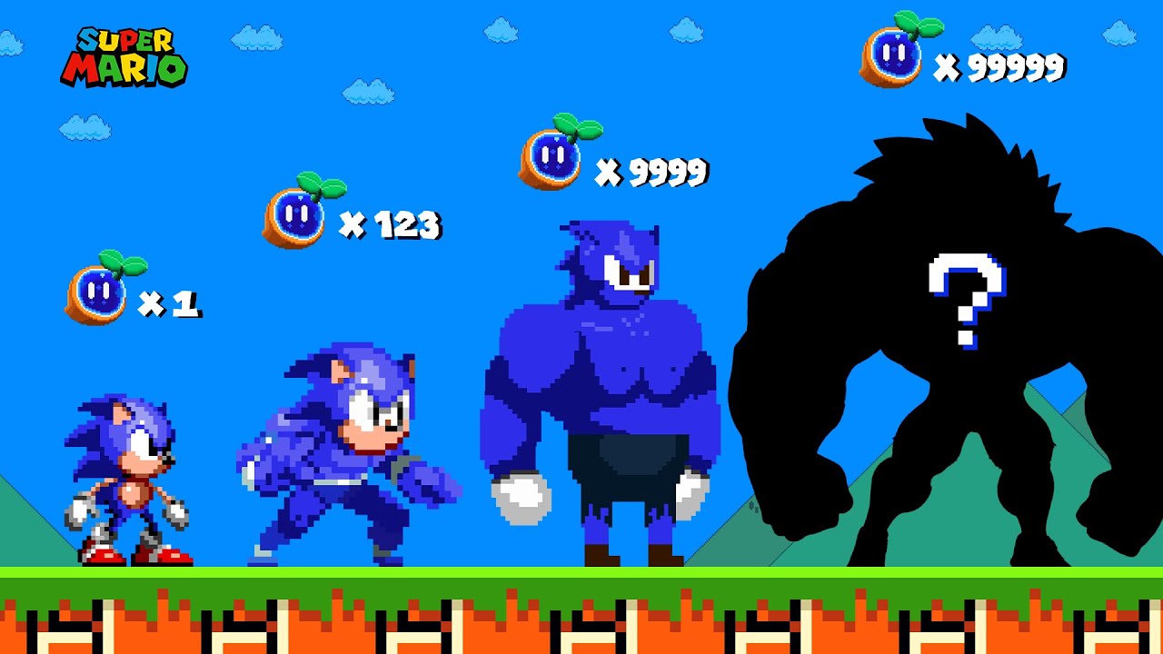Upgrading Sonic STRONGEST Ever!? | Sonic Muscle Up with Every Seed
