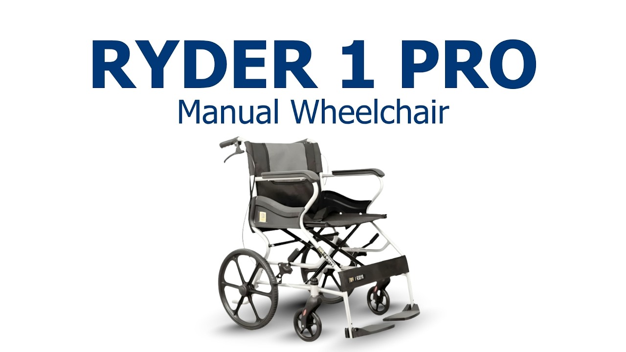 Ryder 1 Pro | Lightweight Foldable Manual Wheelchair | Karma Silverlife