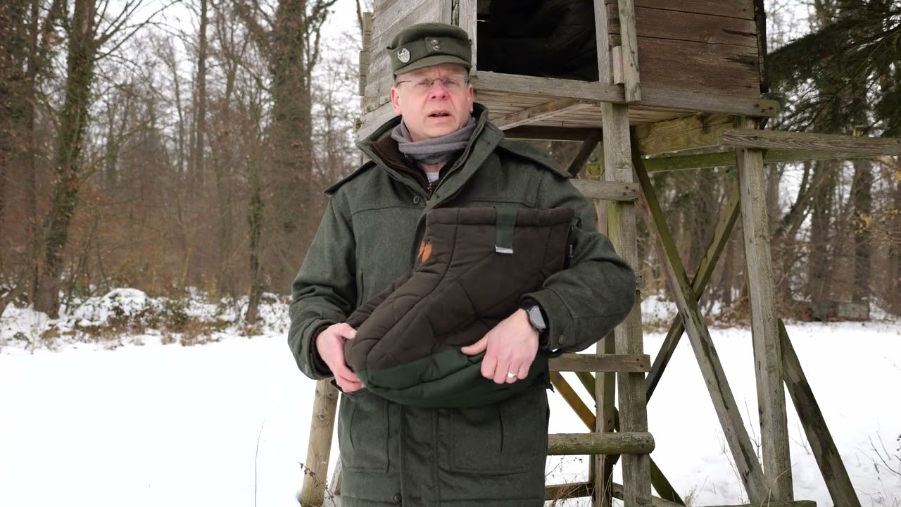 Der Thermo-Ansitz-Überschuh von Hubertus im Detail erklärt