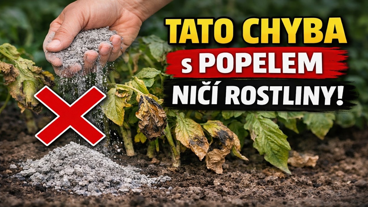NEJVĚTŠÍ CHYBA s popelem! Tyto rostliny NEpohnojí, ale ZNIČÍ