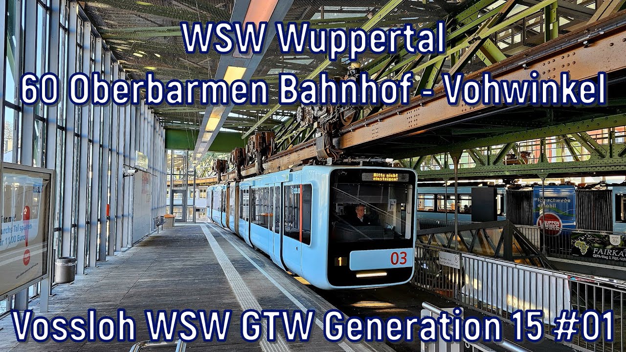 WSW Wuppertal - Linie 60, Vossloh WSW GTW Generation 15 #01