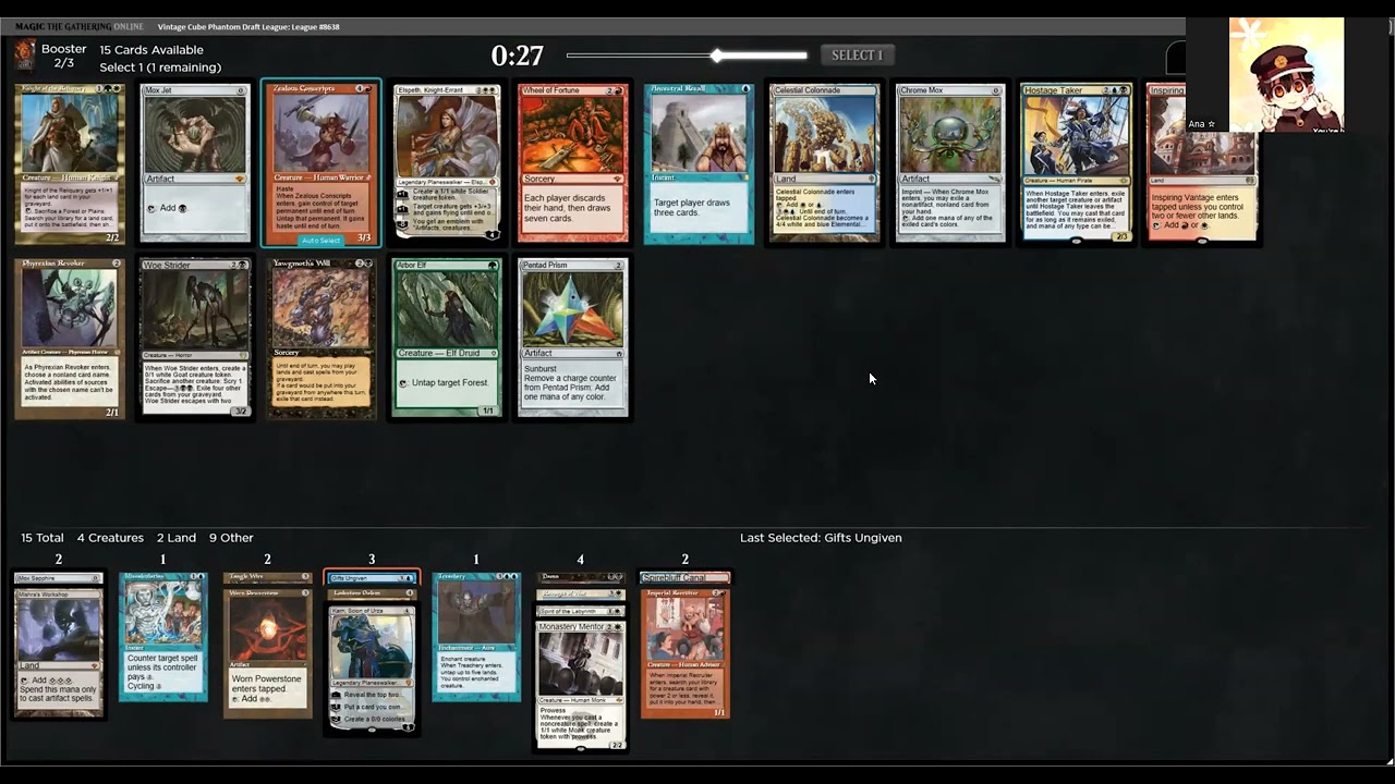 Vintage Cube Oto&ntilde;o 2024 #1 | UW Artifacts + Mana Denial