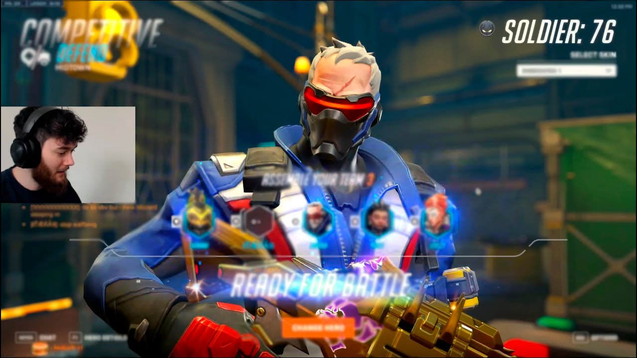 DAFRAN SOLDIER 76 AND WIDOW GAMEPLAY - OVERWATCH 2 TOP 500 SEASON 9