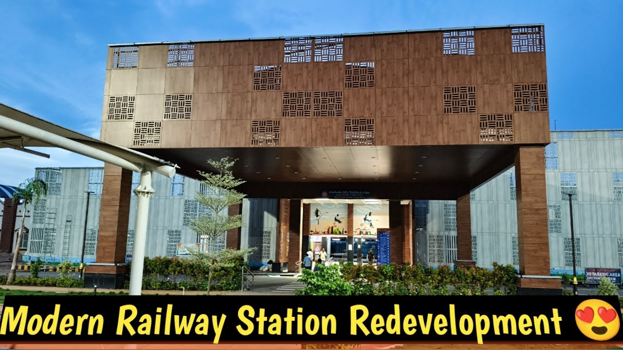 Ramagundam railway station redevelopment 😍 | New station look | modern Indian railway station 